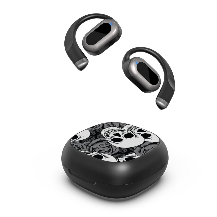 MyBat Design Lab Open-Ear Earbuds - Black - Skull Garden - MFHSBTST251-081-2.jpg