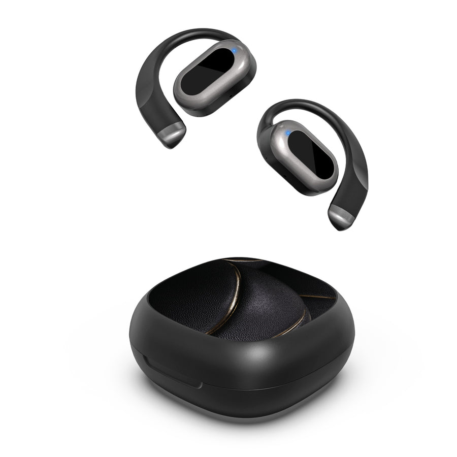 MyBat Design Lab Open-Ear Earbuds - Black - Black Basketballs - MFHSBTST251-090-2.jpg