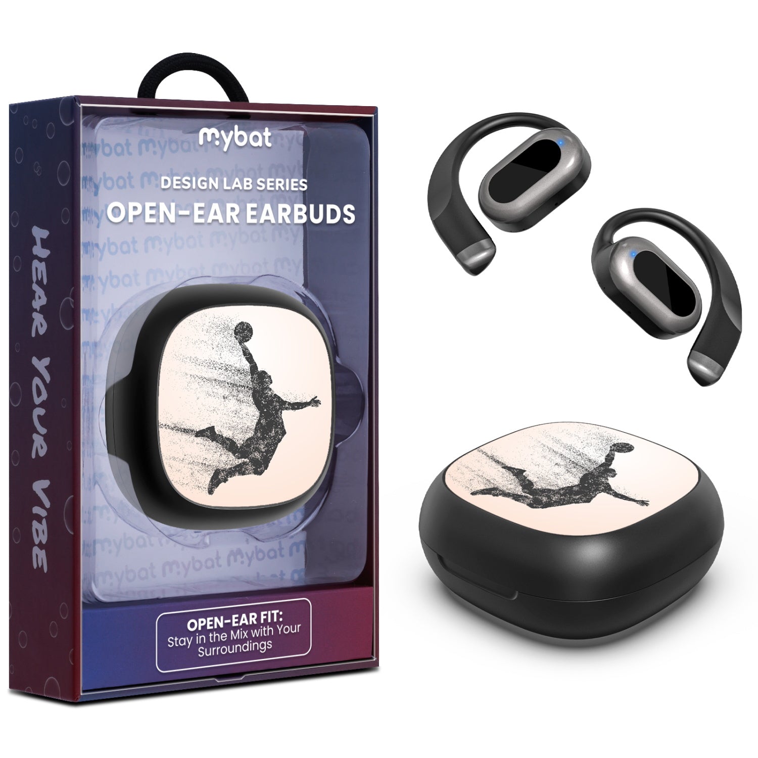 MyBat Design Lab Open-Ear Earbuds - Black - Slam Dunk - MFHSBTST251-091-1.jpg