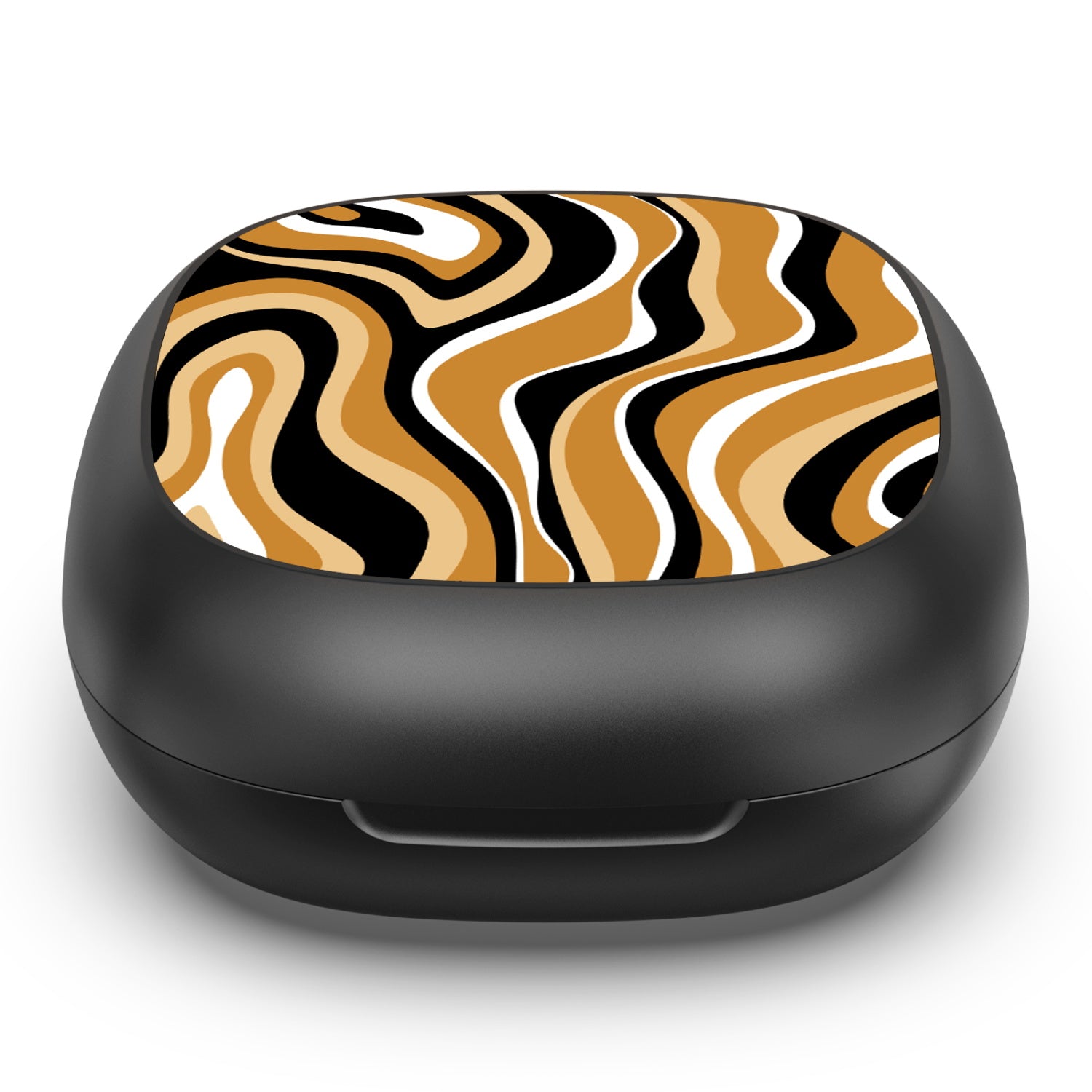 MyBat Design Lab Open-Ear Earbuds - Black - Groovy Golden Swirls - MFHSBTST251-093-4.jpg