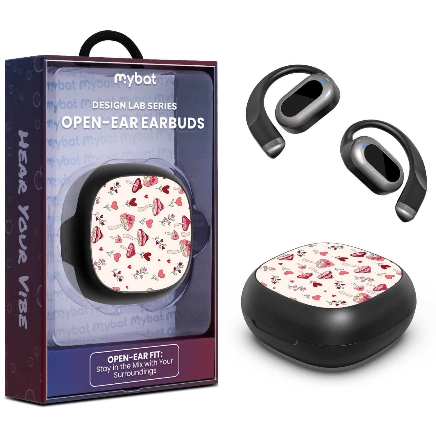 MyBat Design Lab Open-Ear Earbuds - Black - So Mush Love - MFHSBTST251-096-1.jpg