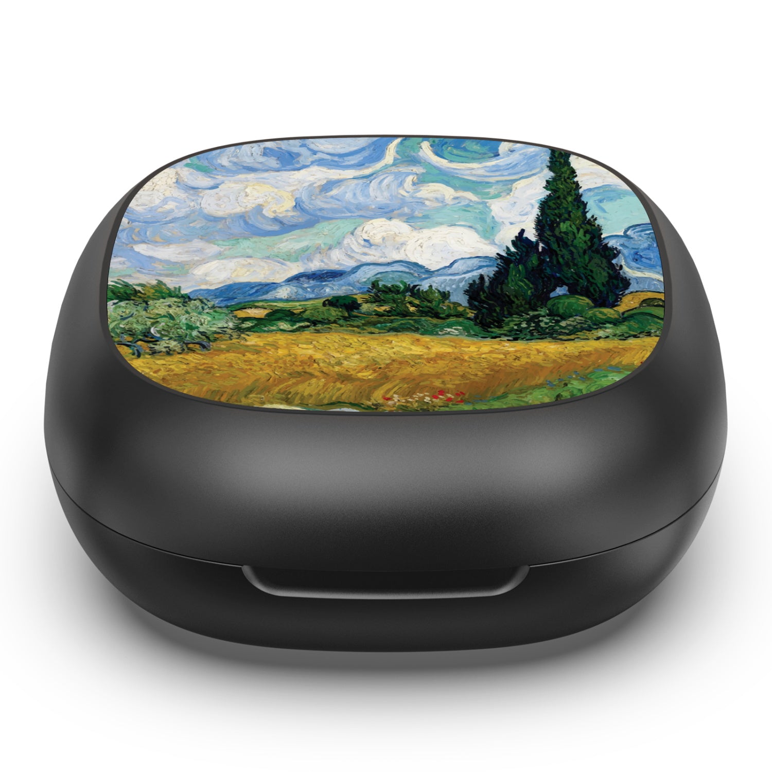 MyBat Design Lab Open-Ear Earbuds - Black - Impressionist Painting - MFHSBTST251-105-4.jpg