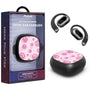 MyBat Design Lab Open-Ear Earbuds - Black - Disco Balls