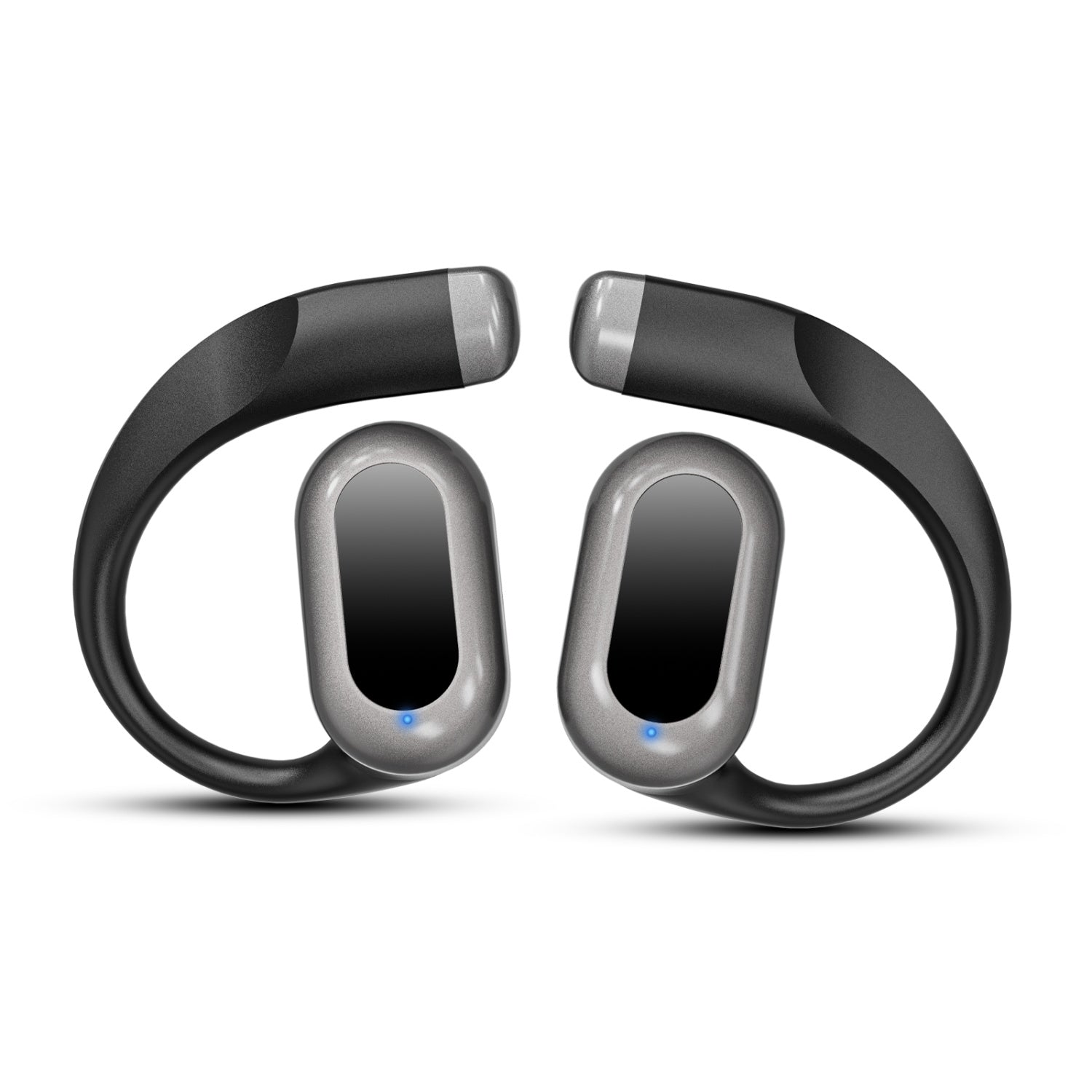 MyBat Design Lab Open-Ear Earbuds - Black - Black & White Camouflage - MFHSBTST251-122-3.jpg