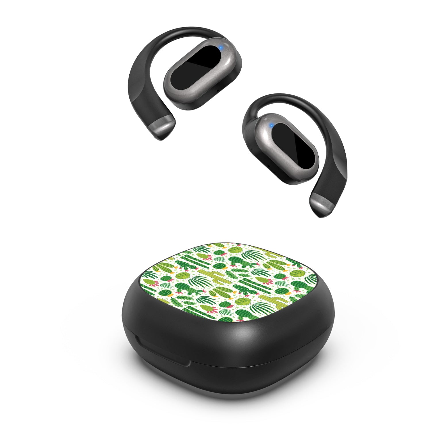 MyBat Design Lab Open-Ear Earbuds - Black - Succulents - MFHSBTST251-123-2.jpg