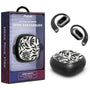MyBat Design Lab Open-Ear Earbuds - Black - Vintage Floral