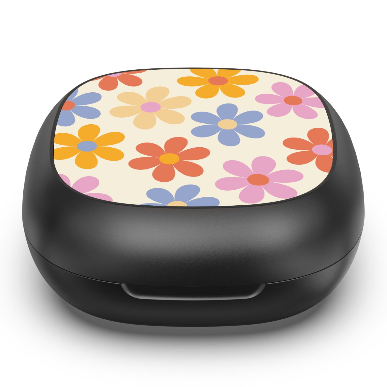 MyBat Design Lab Open-Ear Earbuds - Black - Retro Daisies - MFHSBTST251-137-4.jpg