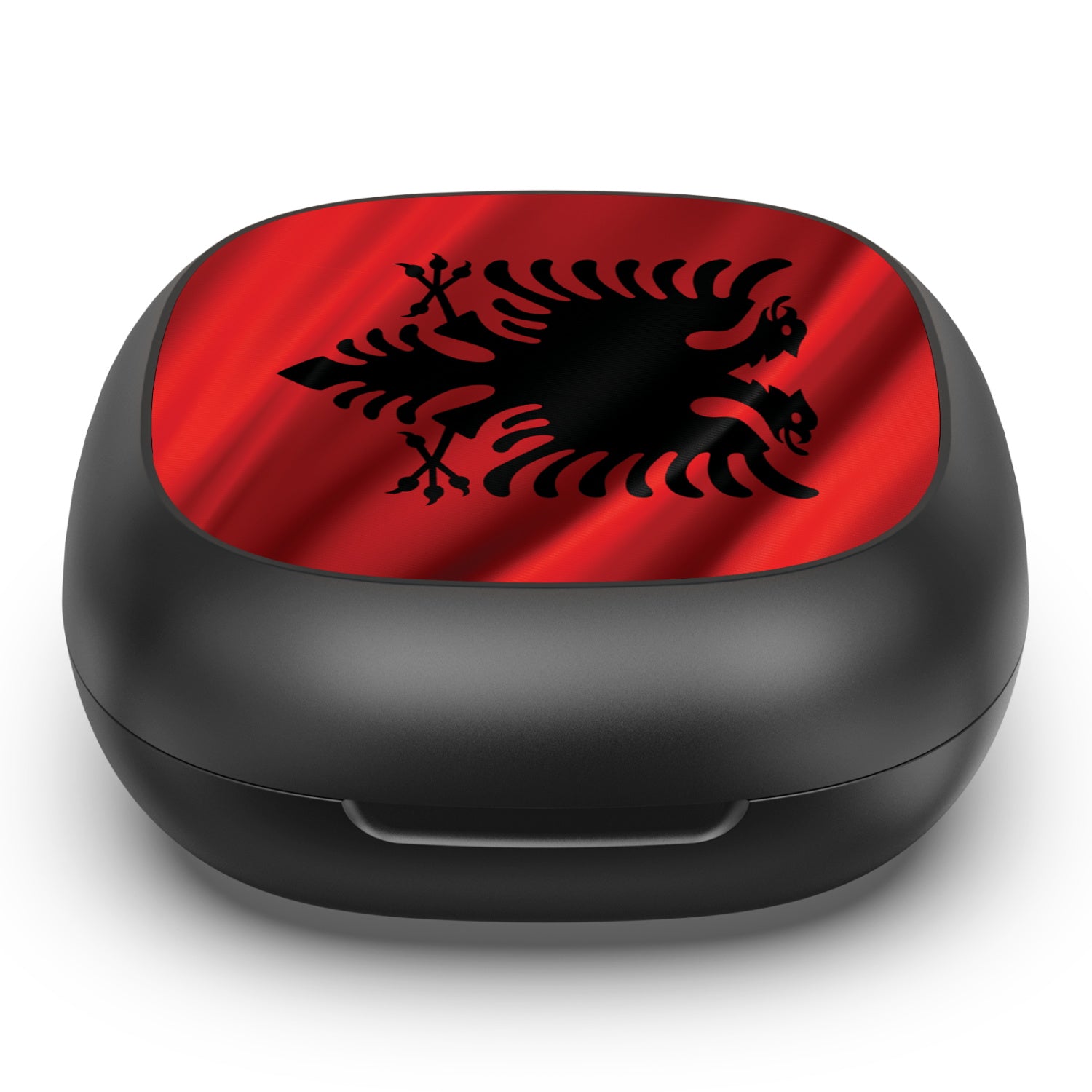 MyBat Design Lab Open-Ear Earbuds - Black - Albania Flag - MFHSBTST251-140-4.jpg