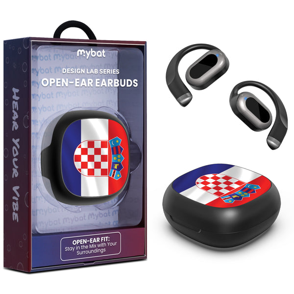 MyBat Design Lab Open-Ear Earbuds - Black - Croatia Flag - MFHSBTST251-143-1.jpg