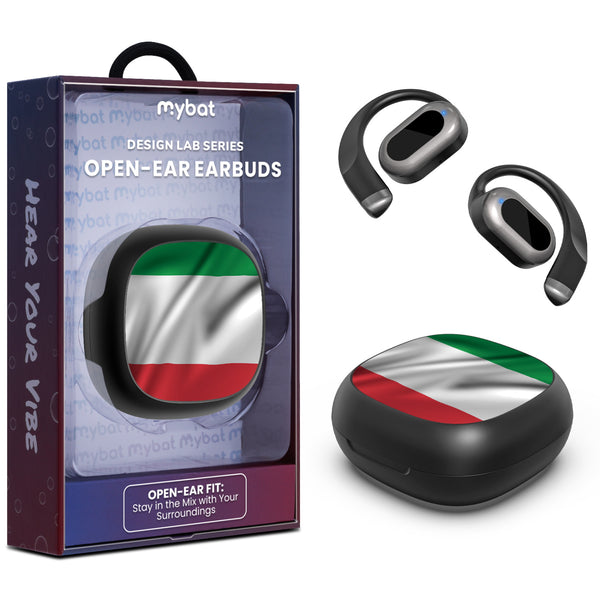 MyBat Design Lab Open-Ear Earbuds - Black - Italy Flag - MFHSBTST251-150-1.jpg