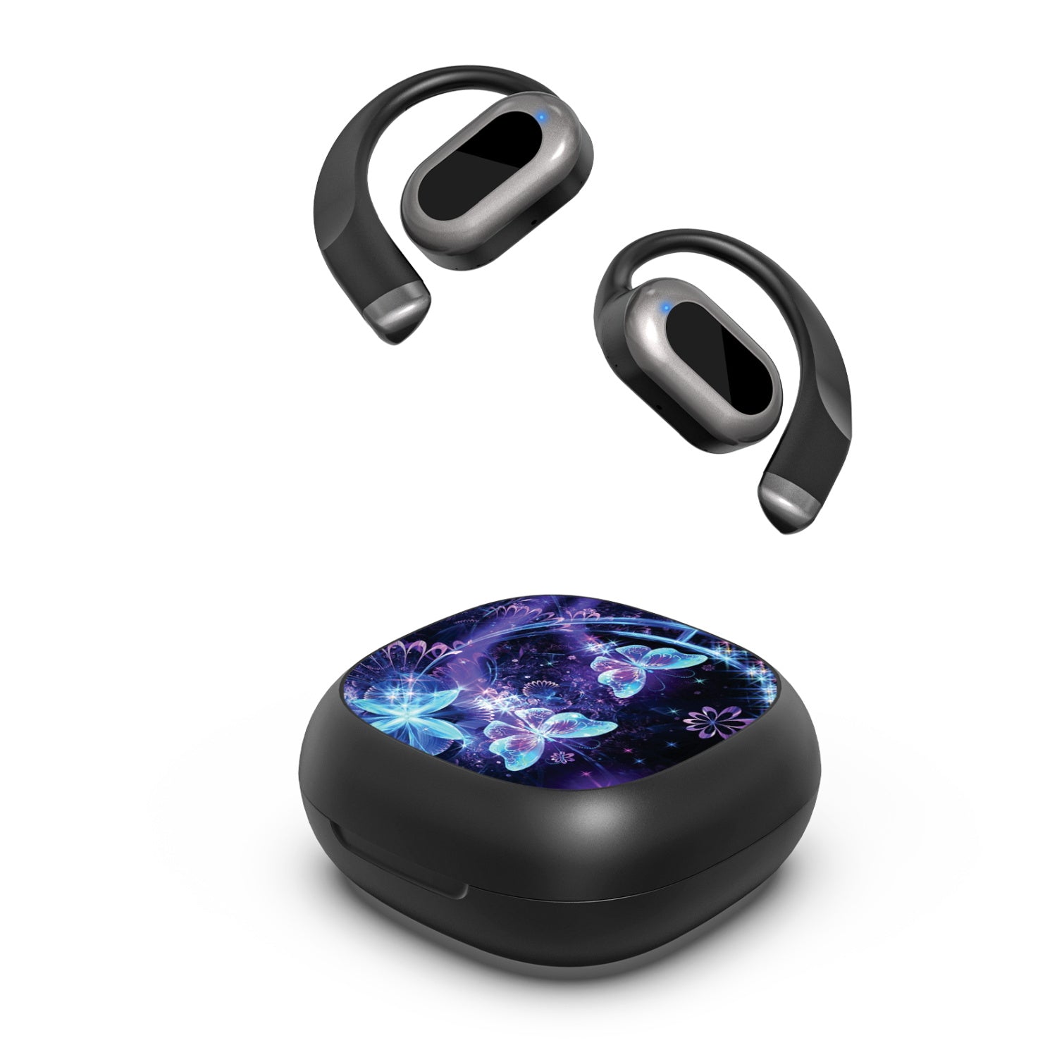 MyBat Design Lab Open-Ear Earbuds - Black - Butterfly Magic - MFHSBTST251-164-2.jpg