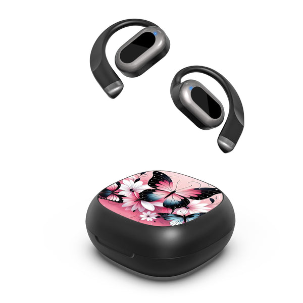 MyBat Design Lab Open-Ear Earbuds - Black - Butterfly Bouquet - MFHSBTST251-184-2.jpg