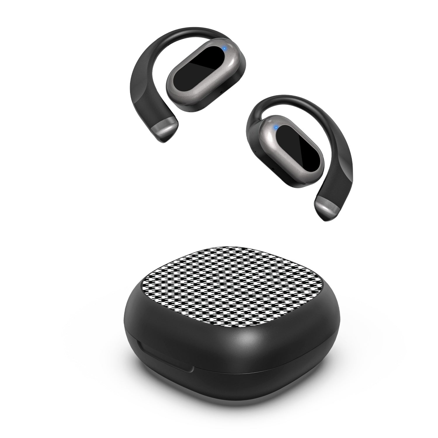 MyBat Design Lab Open-Ear Earbuds - Black - Classic Houndstooth - MFHSBTST251-215-2.jpg