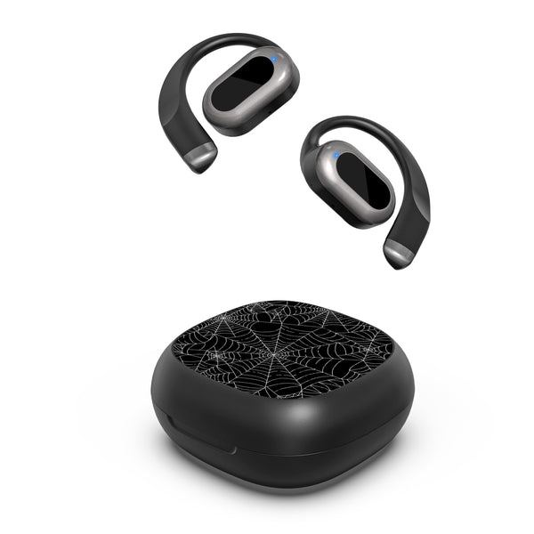 MyBat Design Lab Open-Ear Earbuds - Black - Spider Web - MFHSBTST251-217-2.jpg