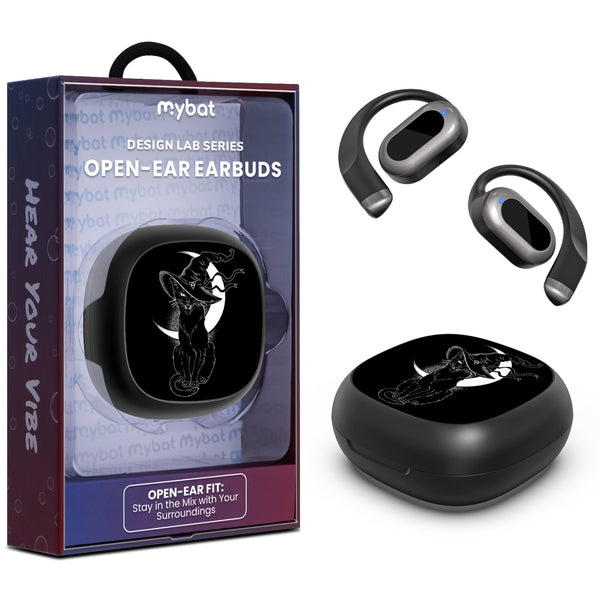 MyBat Design Lab Open-Ear Earbuds - Black - Black Cat Magic - MFHSBTST251-223-1.jpg