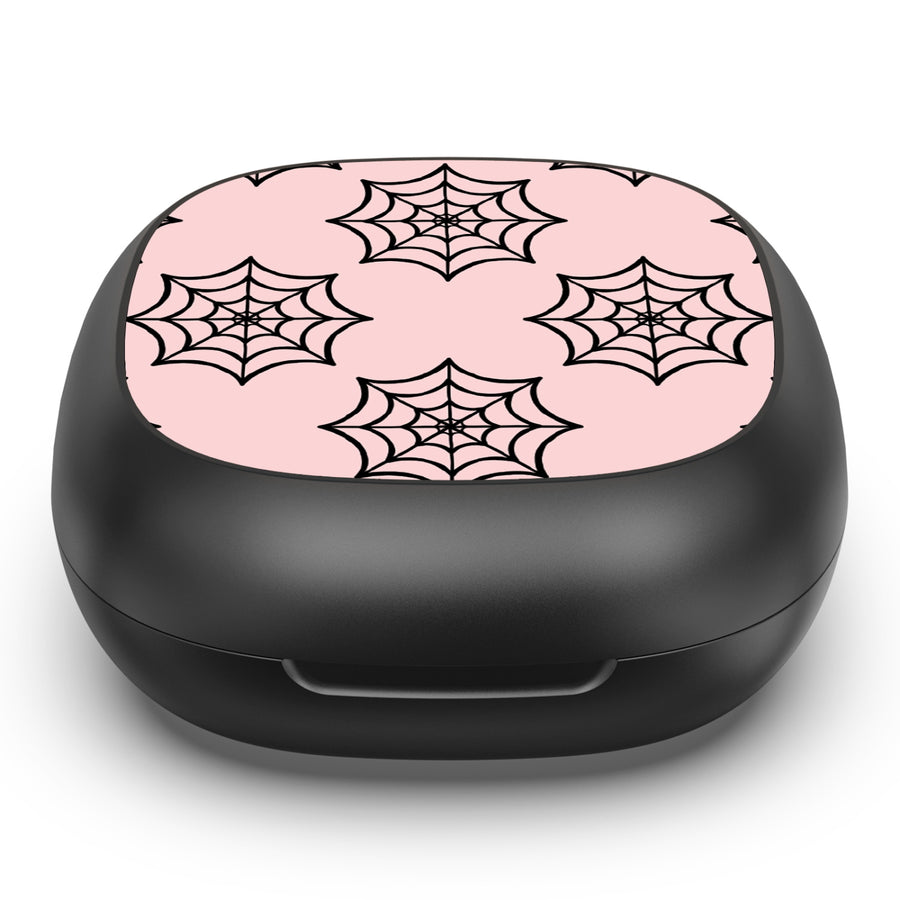 MyBat Design Lab Open-Ear Earbuds - Black - Pink Spider Web - MFHSBTST251-227-4.jpg