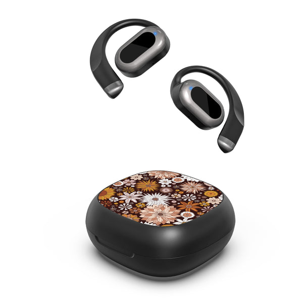 MyBat Design Lab Open-Ear Earbuds - Black - Autumn Florals - MFHSBTST251-243-2.jpg