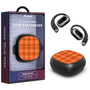 MyBat Design Lab Open-Ear Earbuds - Black - Pumpkin Plaid - MFHSBTST251-244-1.jpg