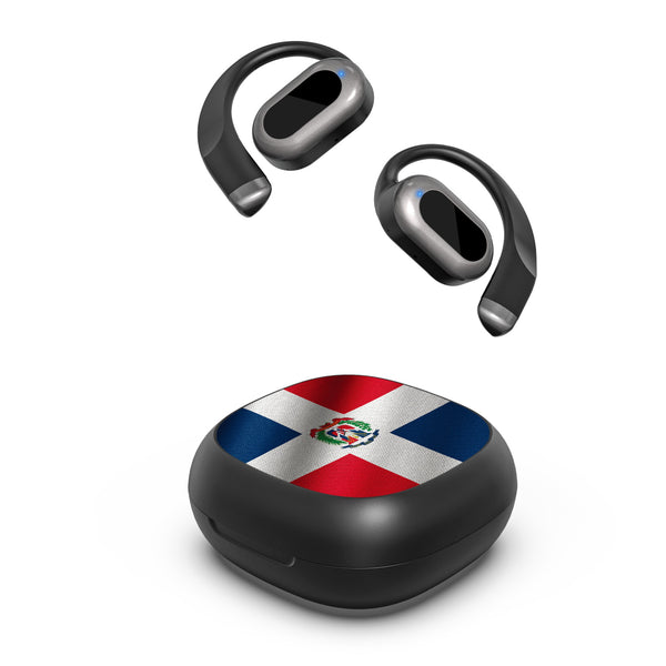 MyBat Design Lab Open-Ear Earbuds - Black - Dominican Republic Flag - MFHSBTST251-307-2.jpg