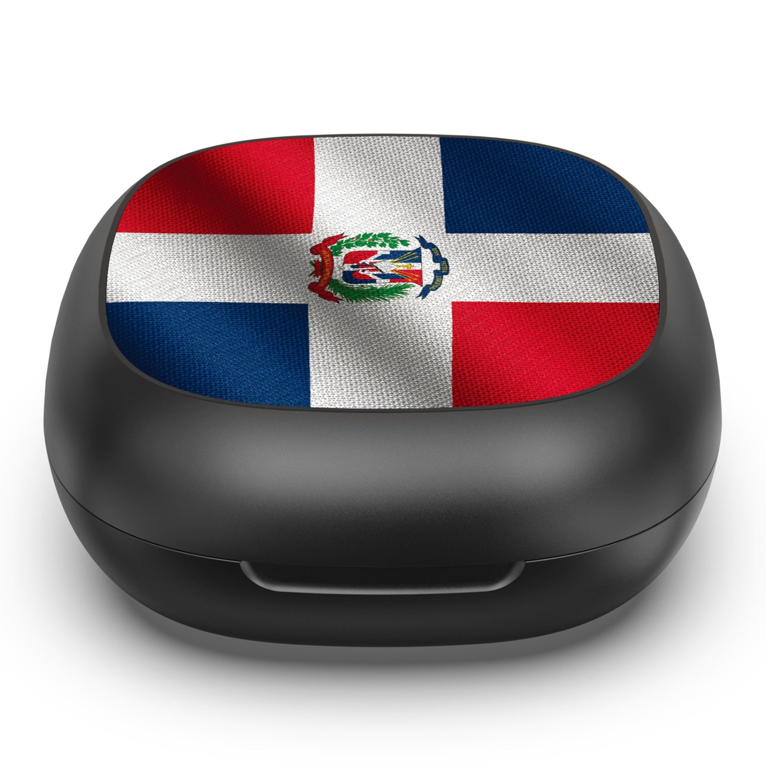 MyBat Design Lab Open-Ear Earbuds - Black - Dominican Republic Flag - MFHSBTST251-307-4.jpg