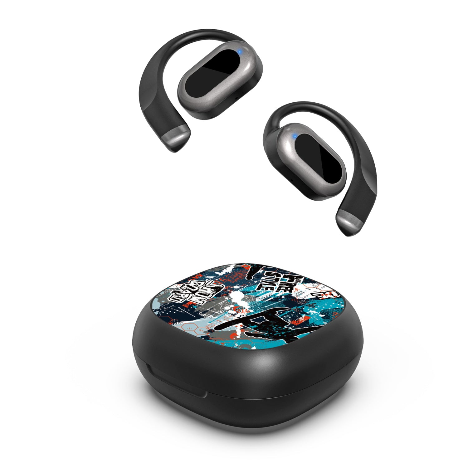 MyBat Design Lab Open-Ear Earbuds - Black - Shredding Freestyle - MFHSBTST251-326-2.jpg