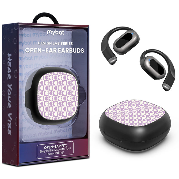 MyBat Design Lab Open-Ear Earbuds - Black - Heart Grid - MFHSBTST251-339-1.jpg