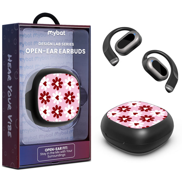 MyBat Design Lab Open-Ear Earbuds - Black - Love in Bloom - MFHSBTST251-341-1.jpg