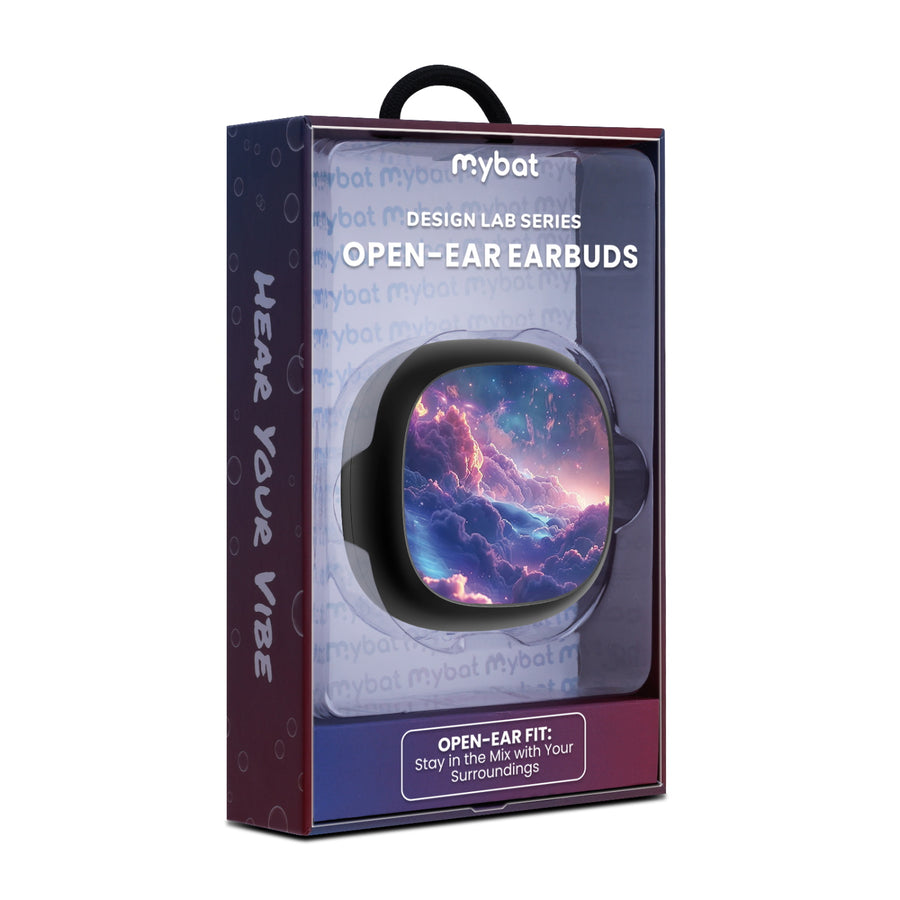 MyBat Design Lab Open-Ear Earbuds - Black - Galaxy Clouds - MFHSBTST251-345-10.jpg
