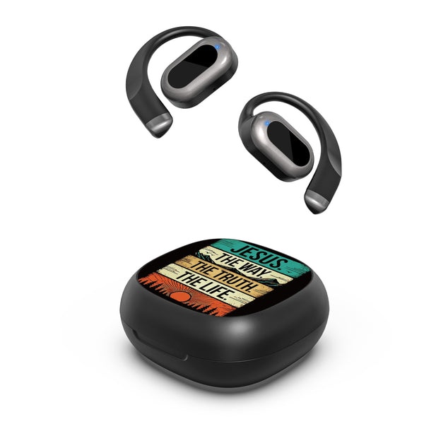 MyBat Design Lab Open-Ear Earbuds - Black - Jesus - MFHSBTST251-351-2.jpg