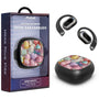 MyBat Design Lab Open-Ear Earbuds - Black - Candy Love