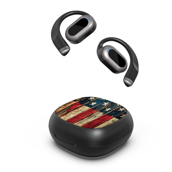 MyBat Design Lab Open-Ear Earbuds - Black - US Painted Flag - MFHSBTST251-381-2.jpg