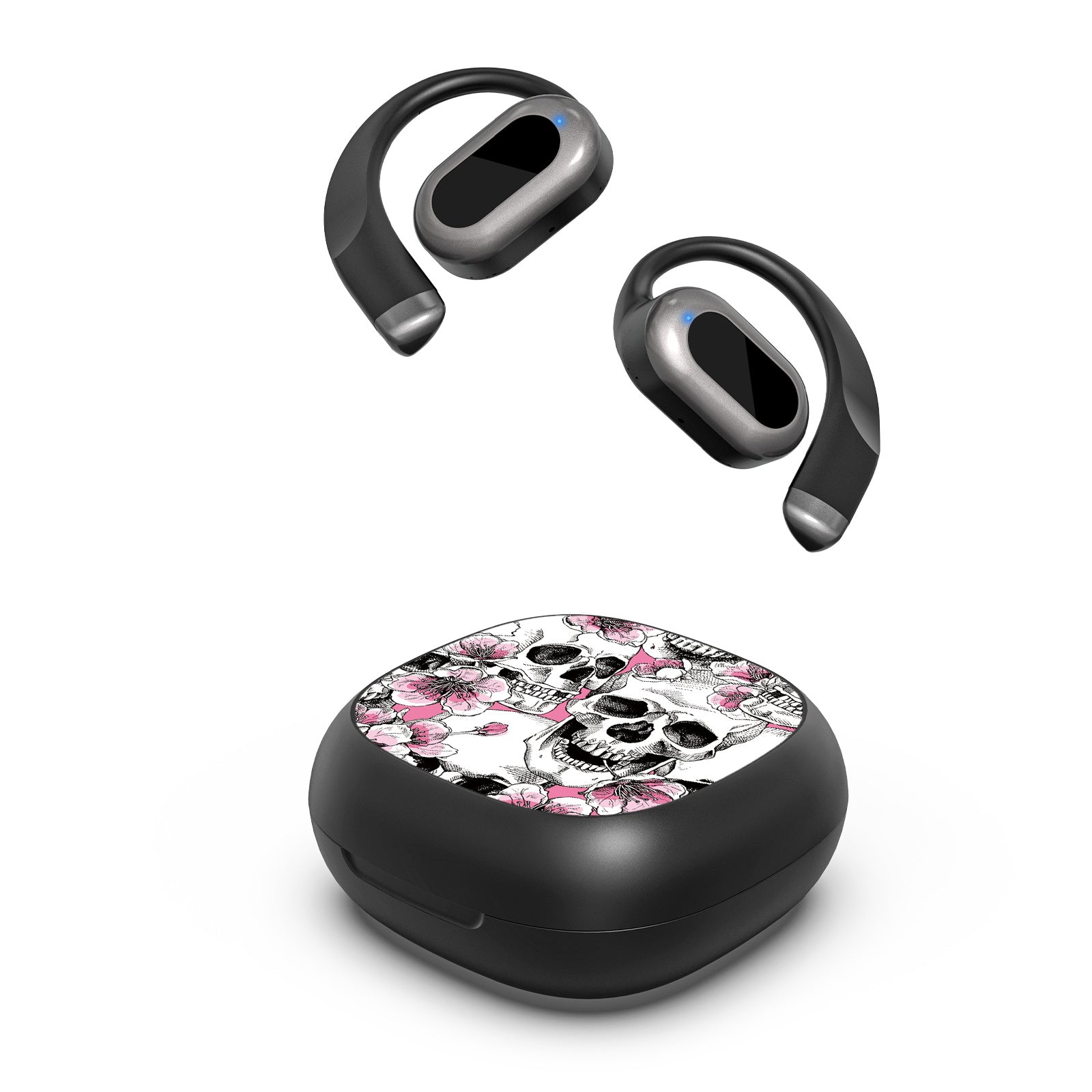MyBat Design Lab Open-Ear Earbuds - Black - Death Blooms - MFHSBTST251-419-2.jpg
