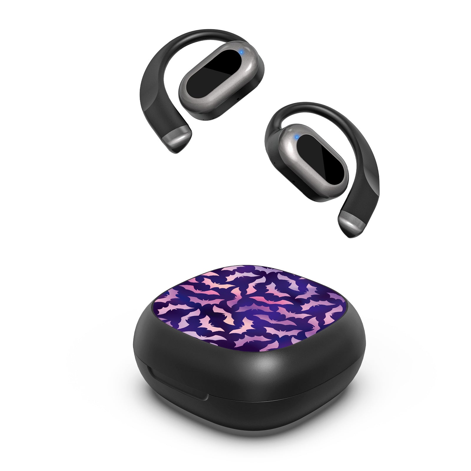 MyBat Design Lab Open-Ear Earbuds - Black - Twilight Bats - MFHSBTST251-422-2.jpg