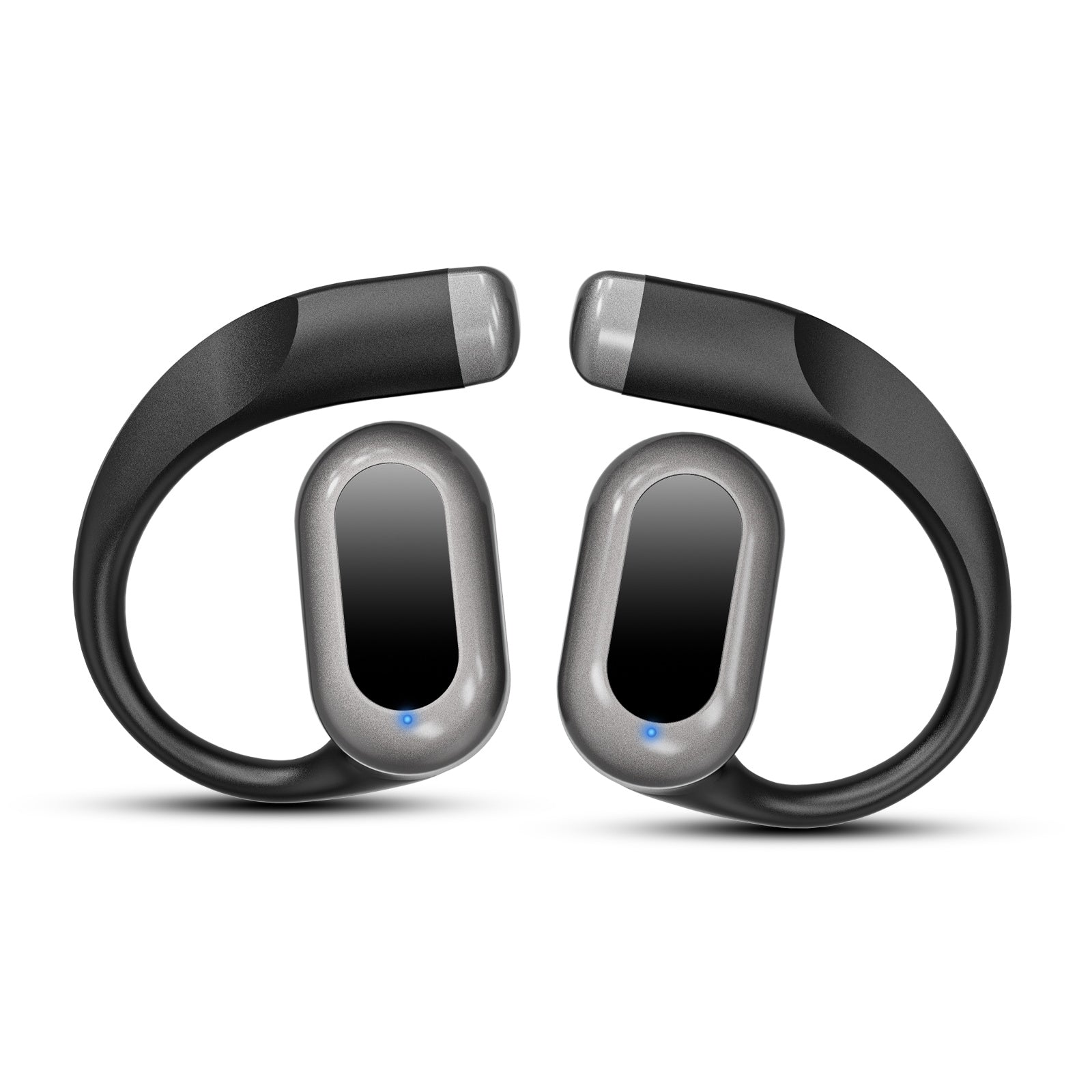 MyBat Design Lab Open-Ear Earbuds - Black - Flower Grid - MFHSBTST251-441-3.jpg