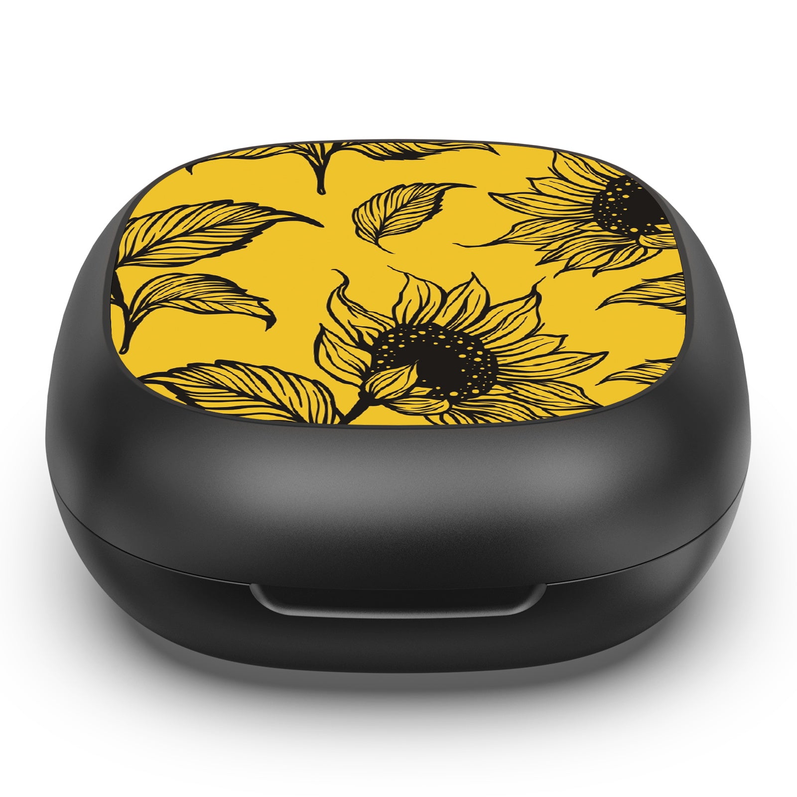 MyBat Design Lab Open-Ear Earbuds - Black - Golden Sunflowers - MFHSBTST251-444-4.jpg