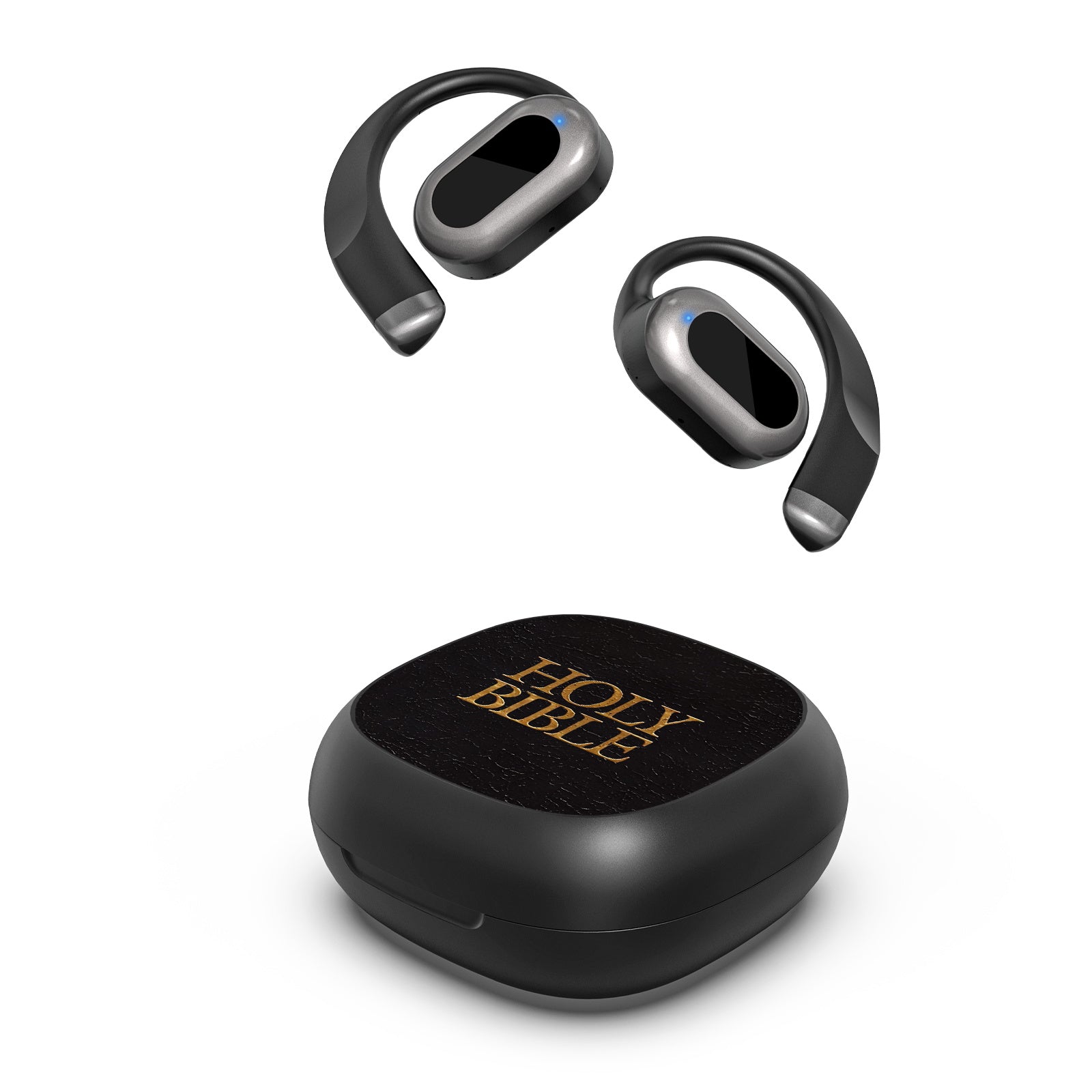 MyBat Design Lab Open-Ear Earbuds - Black - Holy Bible - MFHSBTST251-454-2.jpg