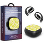 MyBat Design Lab Open-Ear Earbuds - Black - Green Thumb