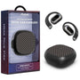 MyBat Design Lab Open-Ear Earbuds - Black - Tuxedo Check