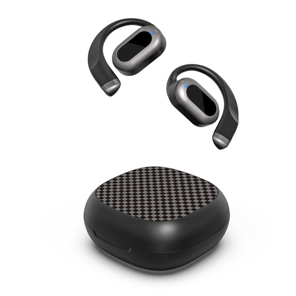 MyBat Design Lab Open-Ear Earbuds - Black - Tuxedo Check - MFHSBTST251-477-2.jpg