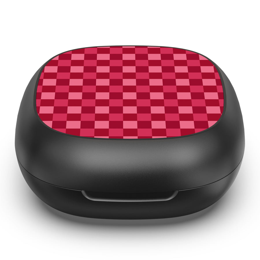 MyBat Design Lab Open-Ear Earbuds - Black - Raspberry Check - MFHSBTST251-481-4.jpg