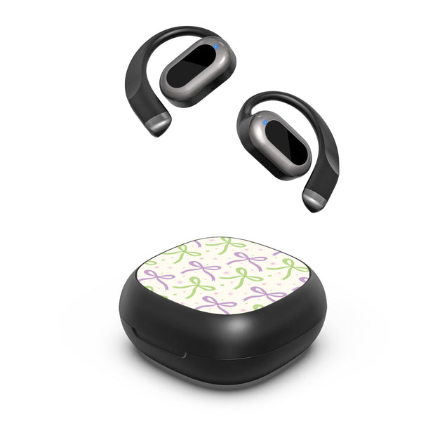 MyBat Design Lab Open-Ear Earbuds - Black - Blooming Bows - MFHSBTST251-493-2.jpg