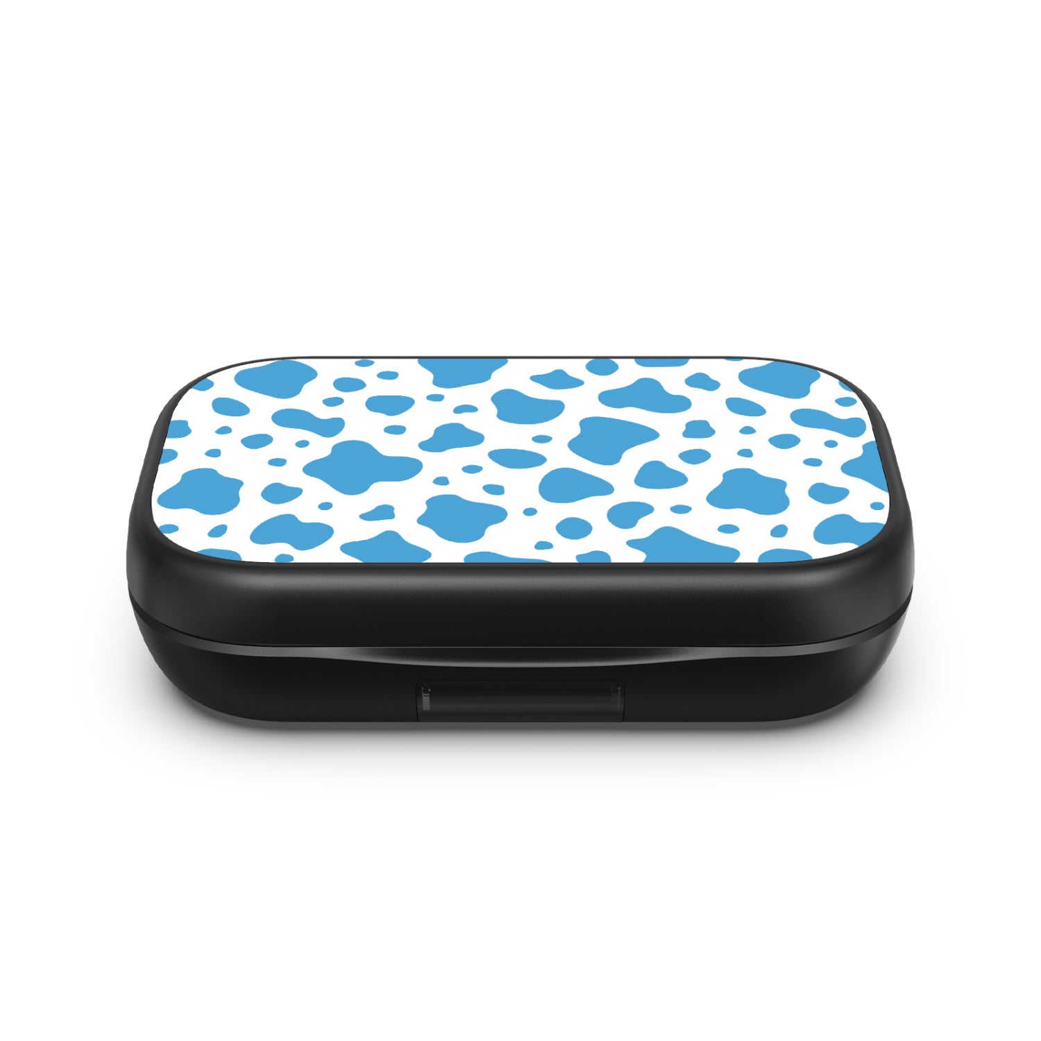 MyBat Design Lab Open-Ear Earbuds XL - Black - Blue Cow Print - MFHSBTST271-016-4.jpg