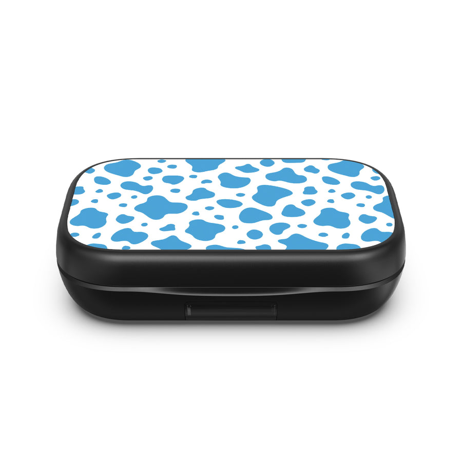 MyBat Design Lab Open-Ear Earbuds XL - Black - Blue Cow Print - MFHSBTST271-016-4.jpg