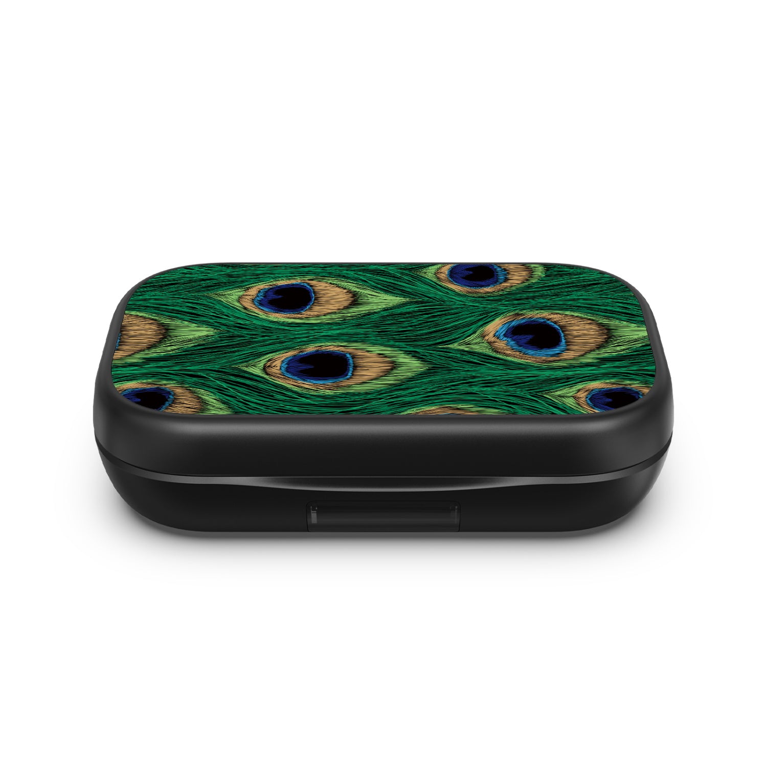 MyBat Design Lab Open-Ear Earbuds XL - Black - Peacock Feathers - MFHSBTST271-018-4.jpg