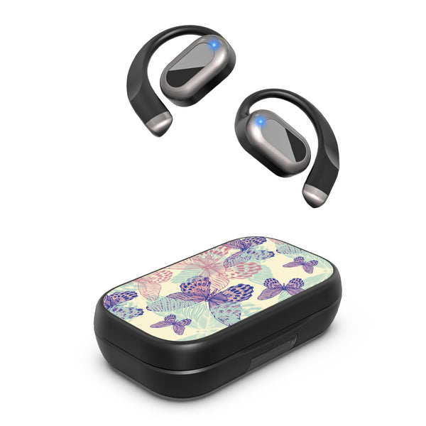MyBat Design Lab Open-Ear Earbuds XL - Black - Butterflies - MFHSBTST271-019-2.jpg