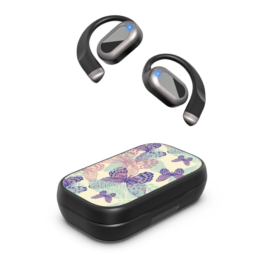 MyBat Design Lab Open-Ear Earbuds XL - Black - Butterflies - MFHSBTST271-019-2.jpg