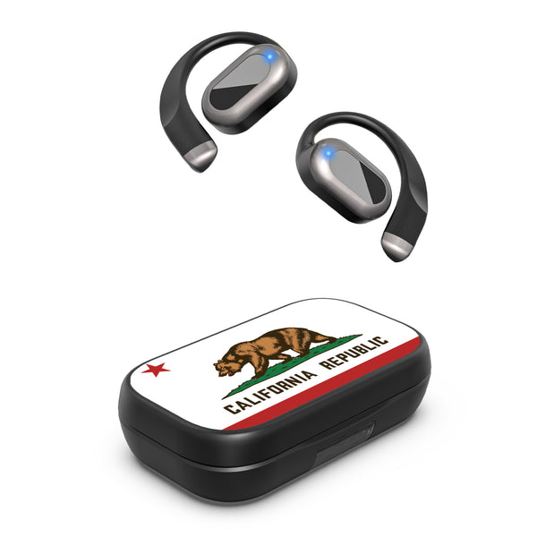 MyBat Design Lab Open-Ear Earbuds XL - Black - California State Flag - MFHSBTST271-027-2.jpg