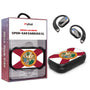 MyBat Design Lab Open-Ear Earbuds XL - Black - Florida State Flag