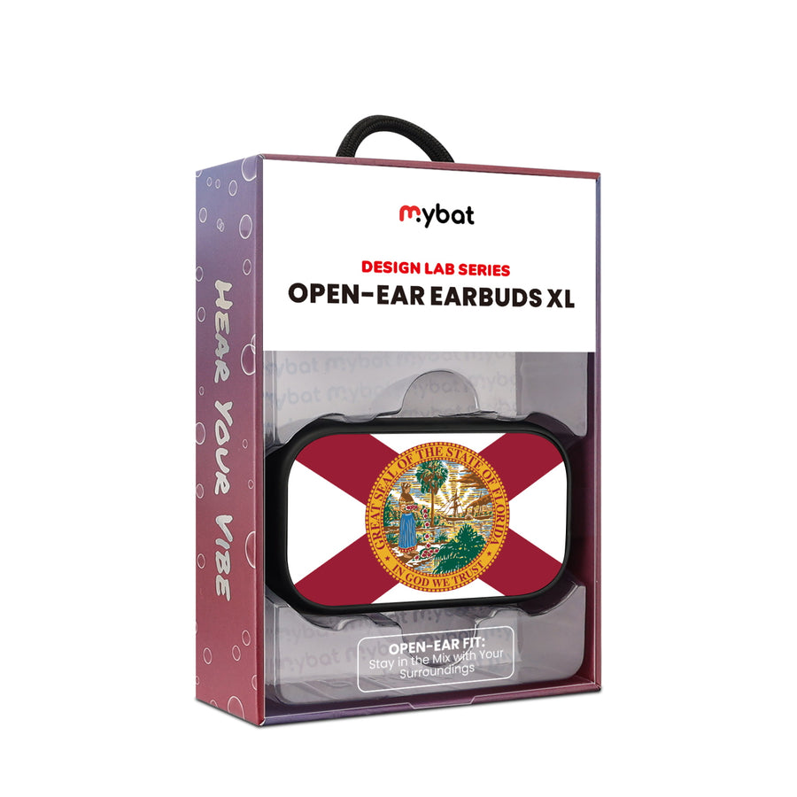 MyBat Design Lab Open-Ear Earbuds XL - Black - Florida State Flag - MFHSBTST271-028-10.jpg