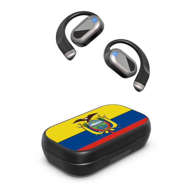 MyBat Design Lab Open-Ear Earbuds XL - Black - Ecuadorean Flag - MFHSBTST271-030-2.jpg
